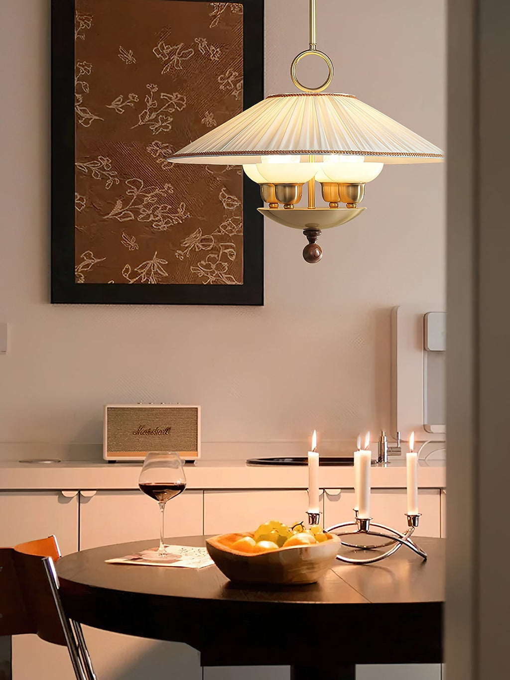 Arlena Pleated Shade Pendant Light