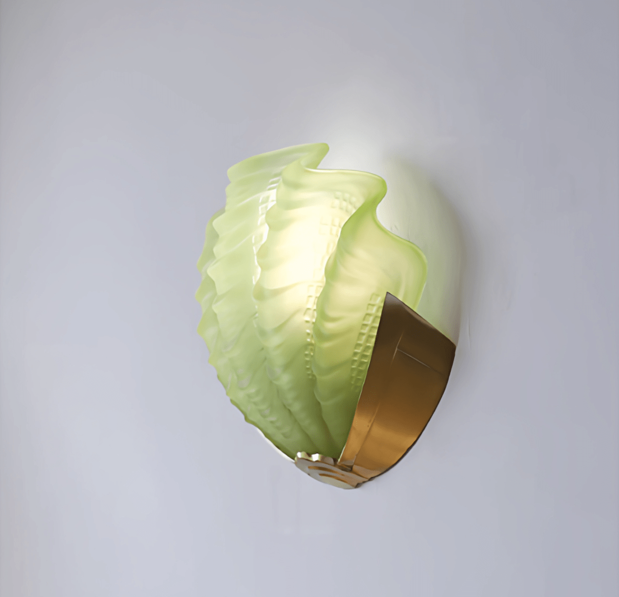 Art Deco Scallop Wall Light
