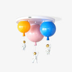 Astronaut Glossy Balloon Ceiling Lamp