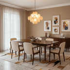 Aurelia Apricot Murano Glass Chandelier