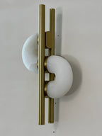 Aurelia Dual Disc Alabaster Sconce