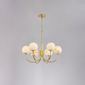 Aurelian Alabaster Globe Chandelier