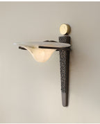 Aurelian Crest Alabaster Wall Sconce