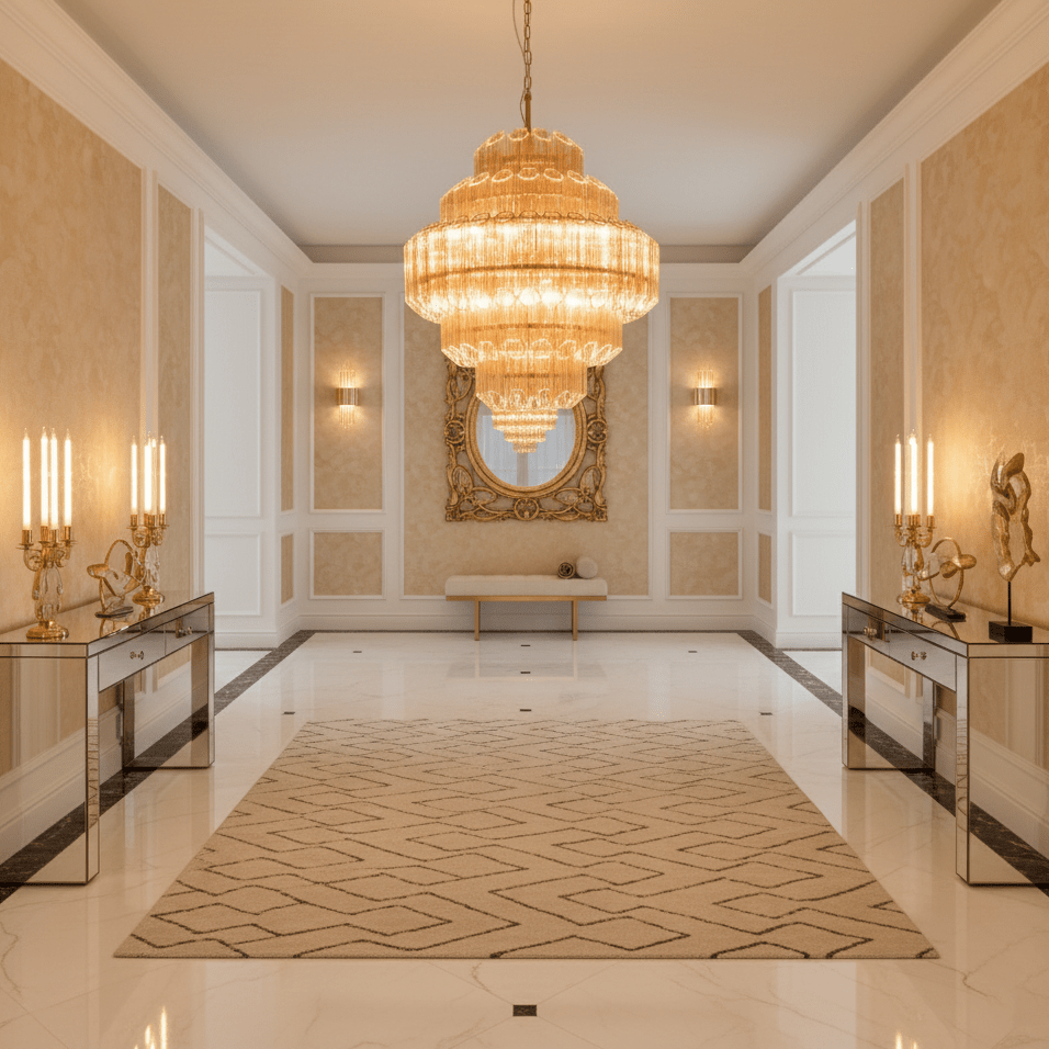 Aurum Cascade Murano Chandelier