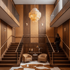 Aurum Cascade Murano Chandelier