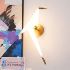 Paper Crane Plug-In Wall Lamp