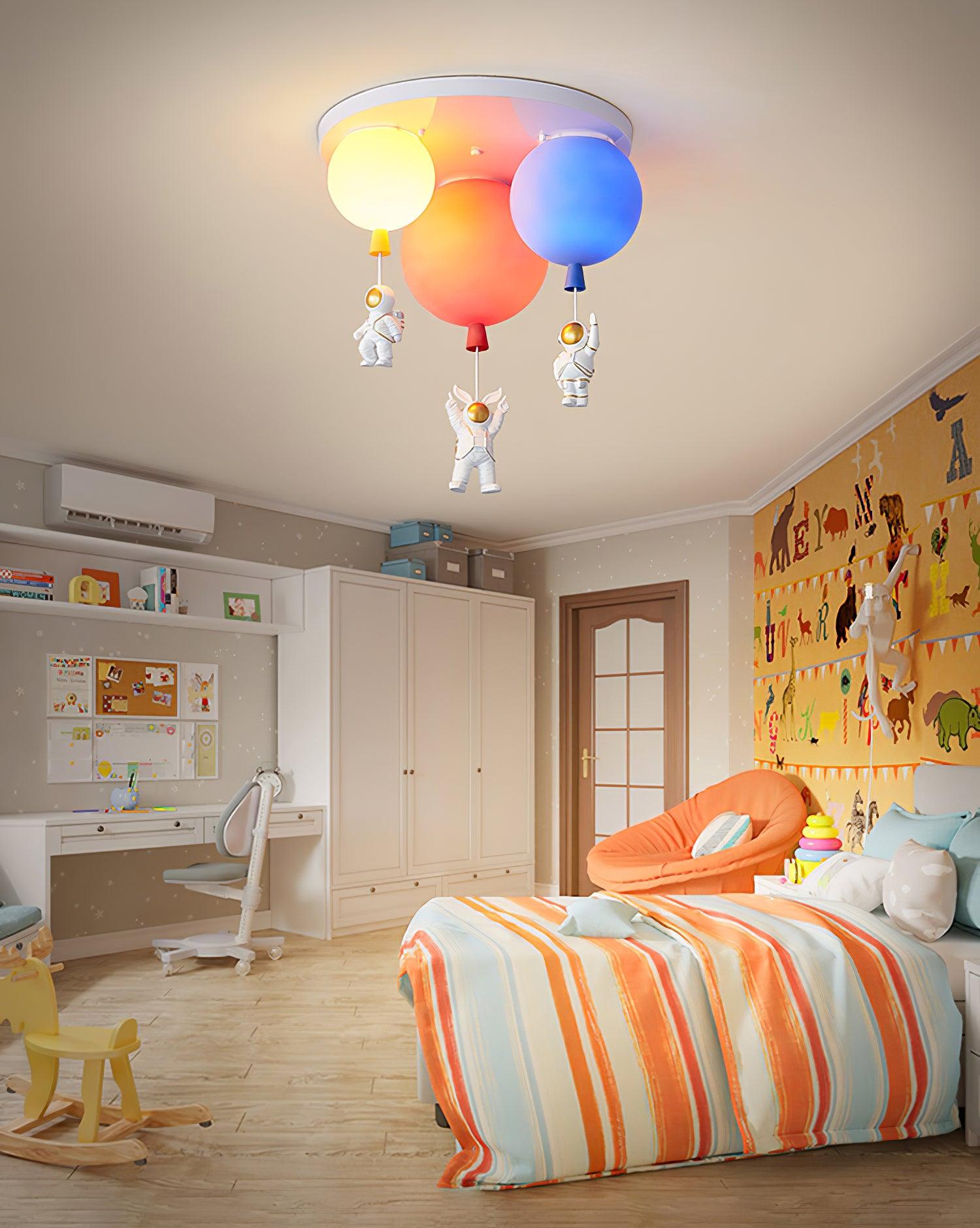 Frosted Balloon Combination Overhead light Ceiling Lamp
