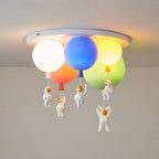 Frosted Balloon Combination Overhead light Ceiling Lamp
