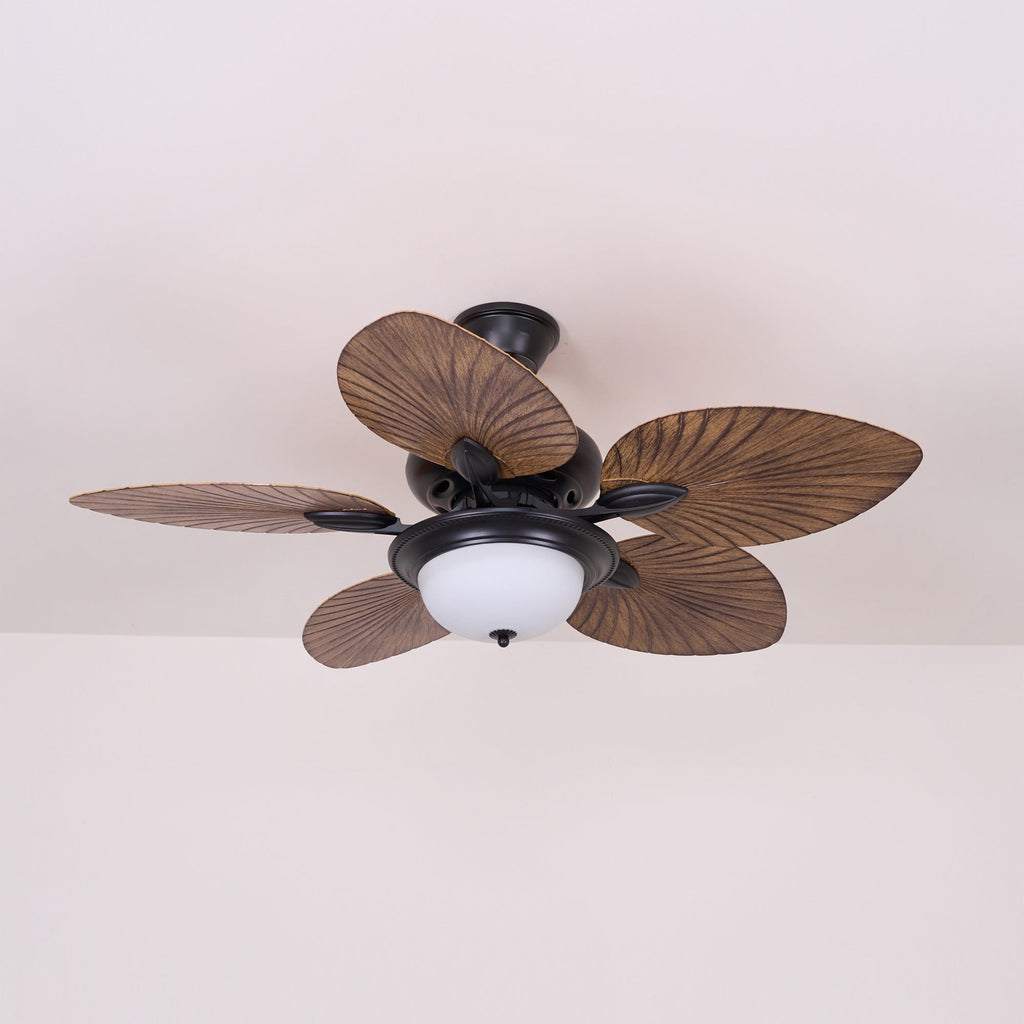 Banana Leaves Ceiling Fan Light