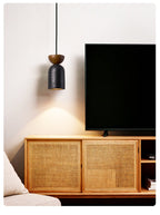 Basalt Walnut Drop Pendant Light