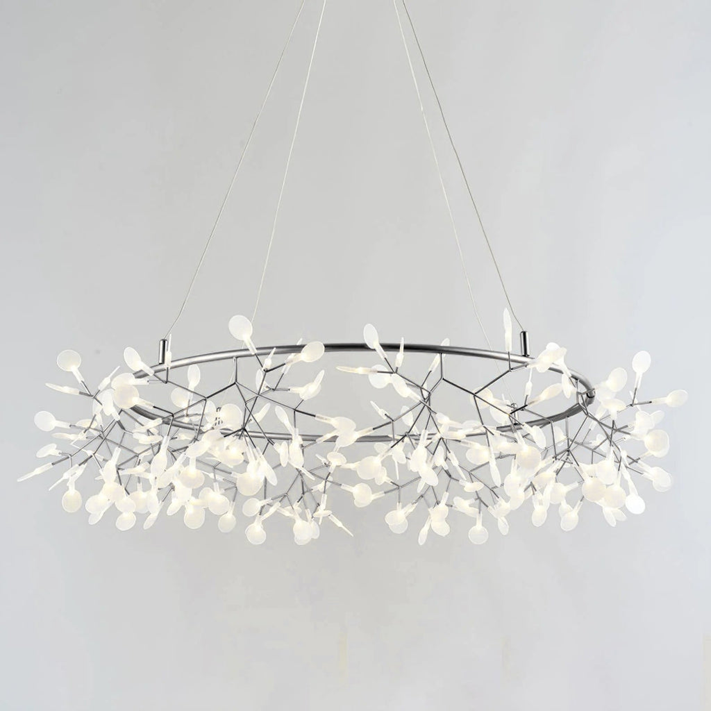 Black Big O Firefly LED Chandelier