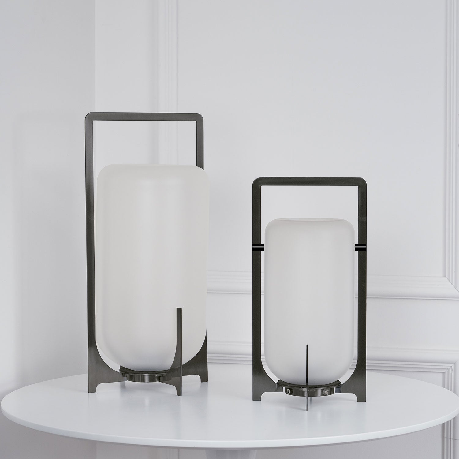Steel Twilight Lantern Task lamp Table Light