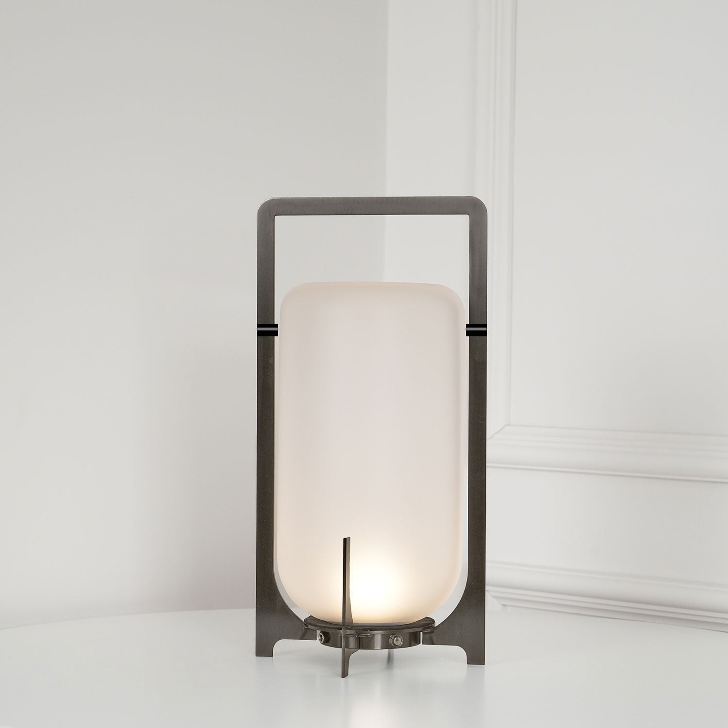 Steel Twilight Lantern Task lamp Table Light