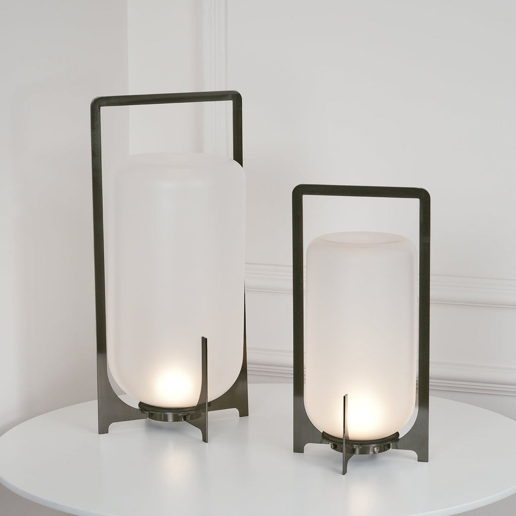 Steel Twilight Lantern Task lamp Table Light