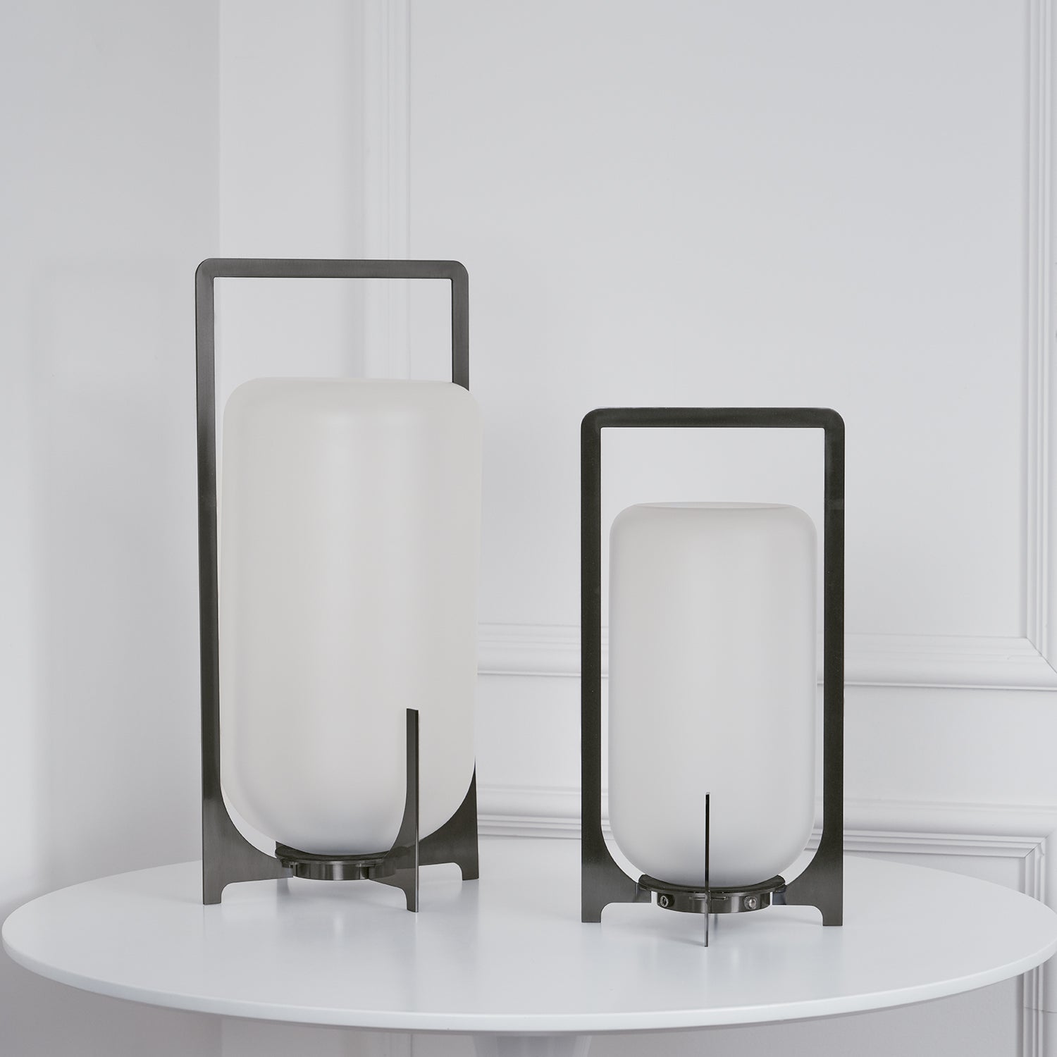 Steel Twilight Lantern Task lamp Table Light