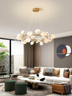 Porcelain Magnolia Gasolier Chandelier
