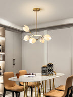 Porcelain Magnolia Gasolier Chandelier