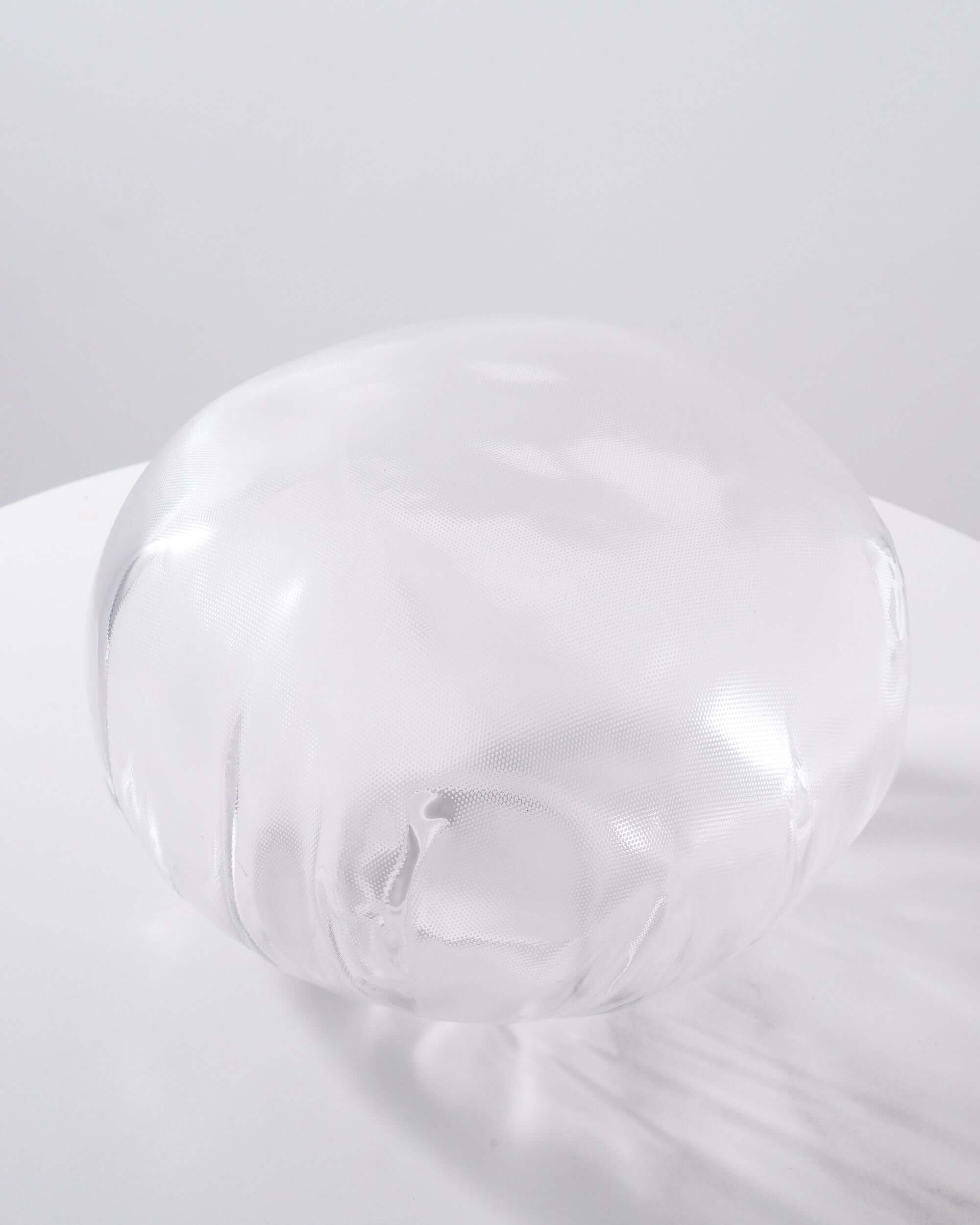 Blown Glass Mesh Pendant Light