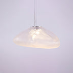 Blown Glass Mesh Pendant Light