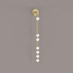Brass Glass Tube Wall Lamp