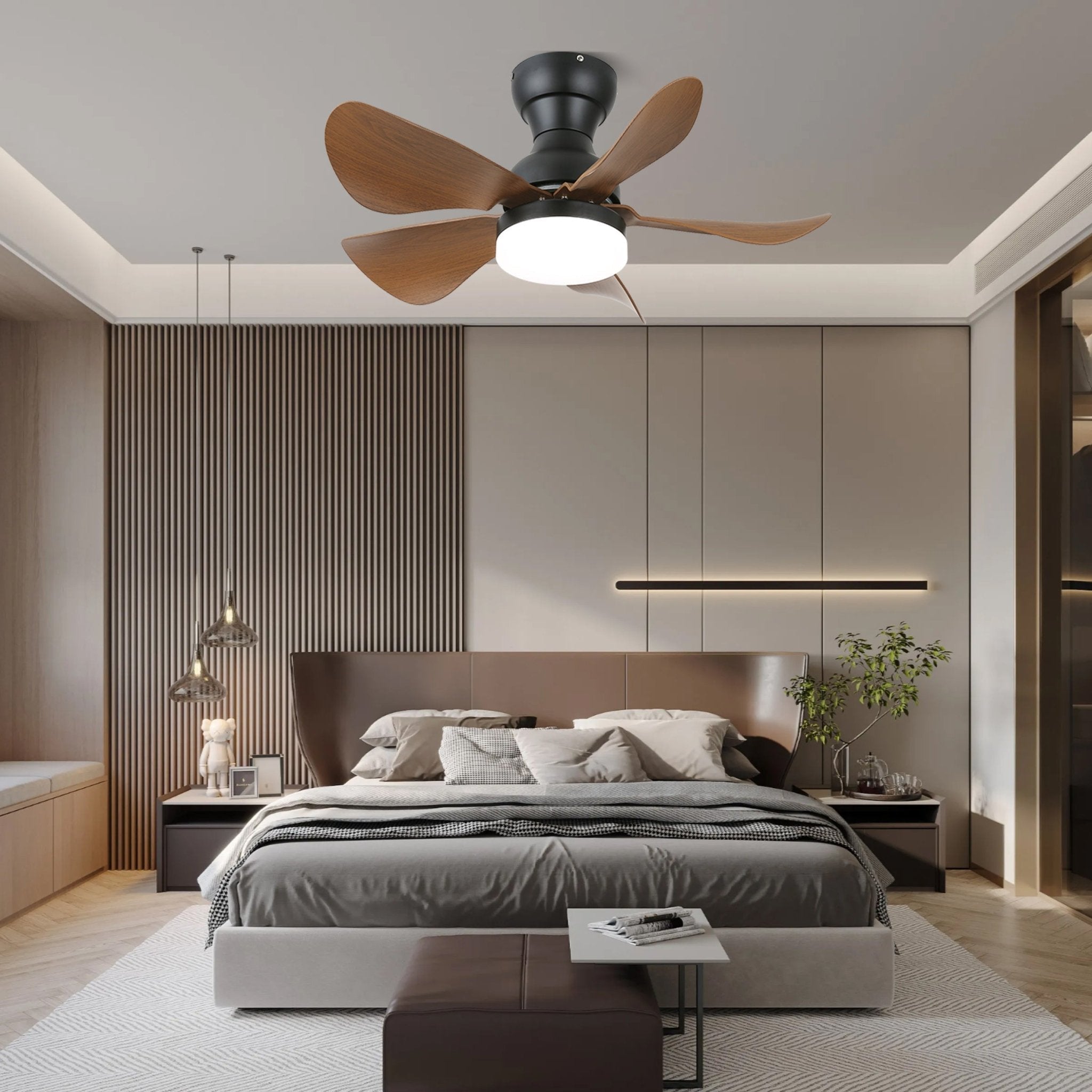 Small Arilia 29" Overhead fixture Ceiling Fan Light