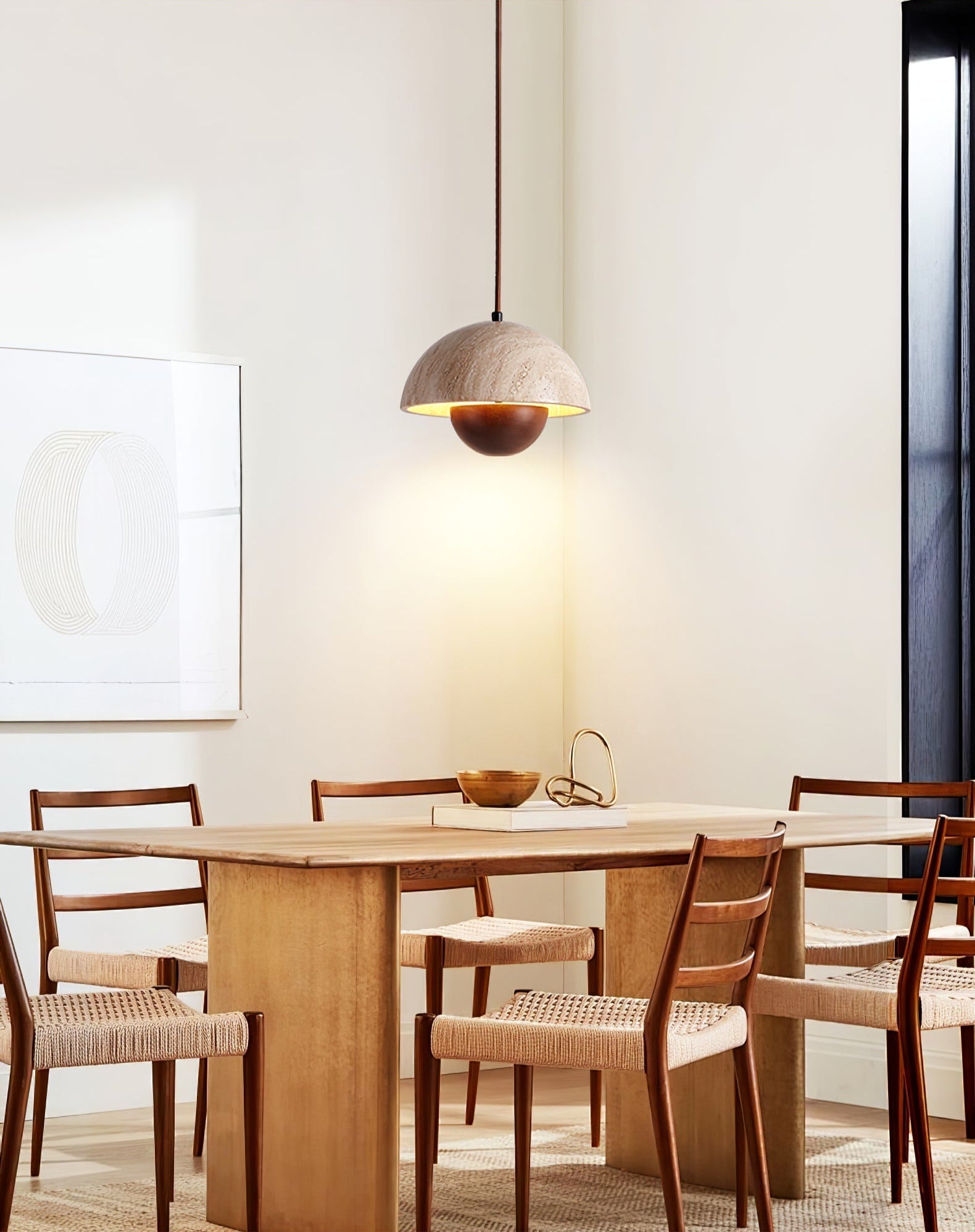 Bud Travertine Pendant Lamp