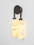 Calla Ribbed Alabaster Sconce