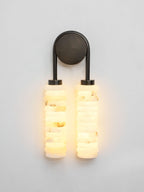 Calla Ribbed Alabaster Sconce