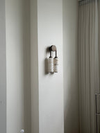 Calla Ribbed Alabaster Sconce