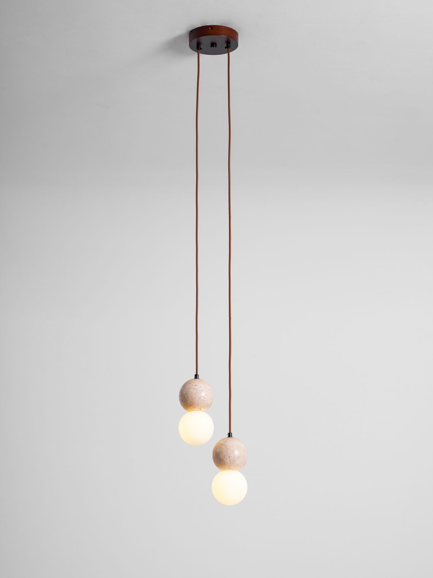 Camille Travertine Pendant Light
