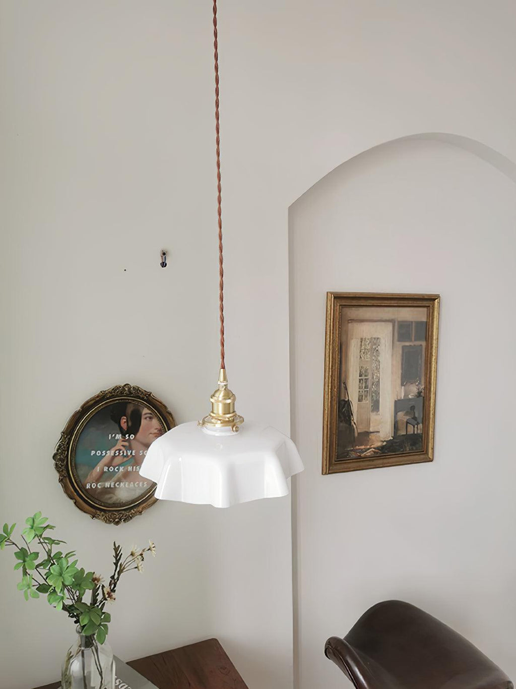 French Flower Droplight Pendant Light