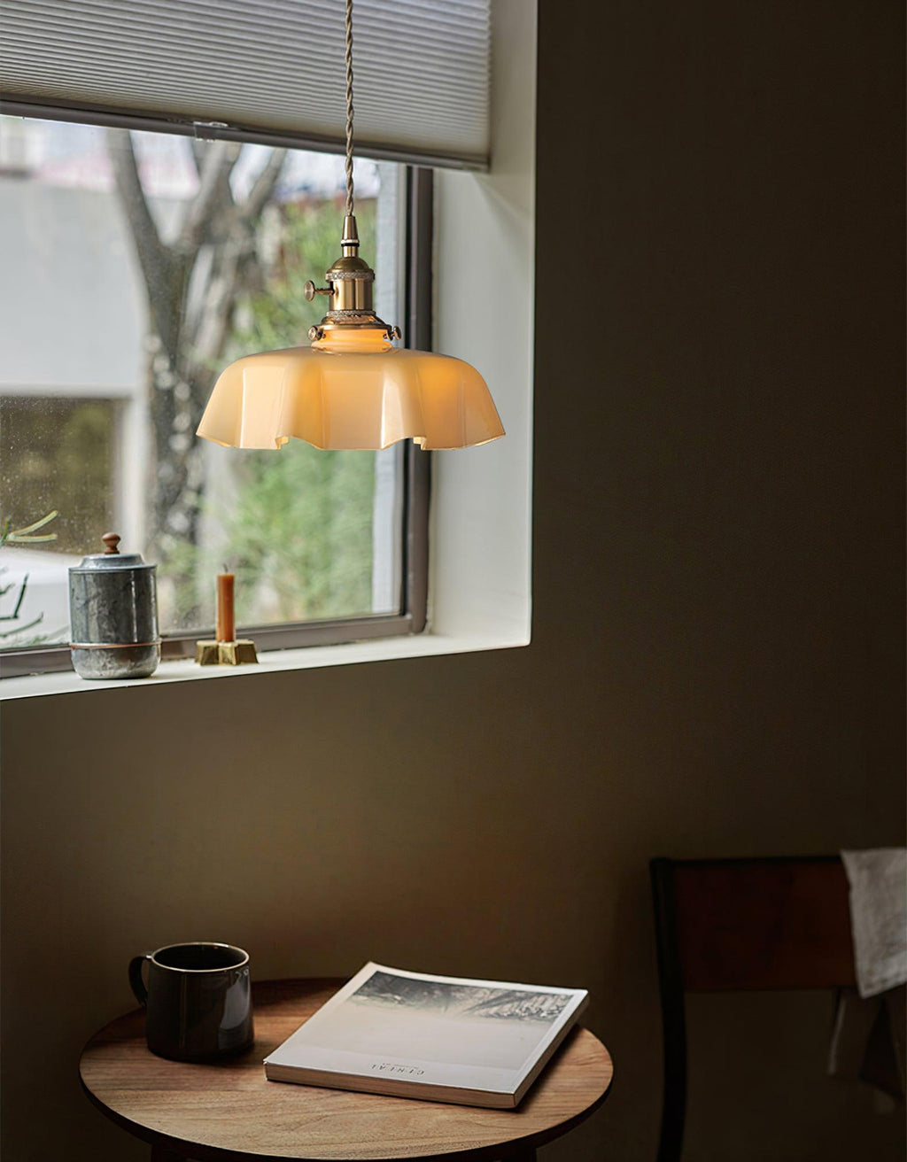 French Flower Droplight Pendant Light