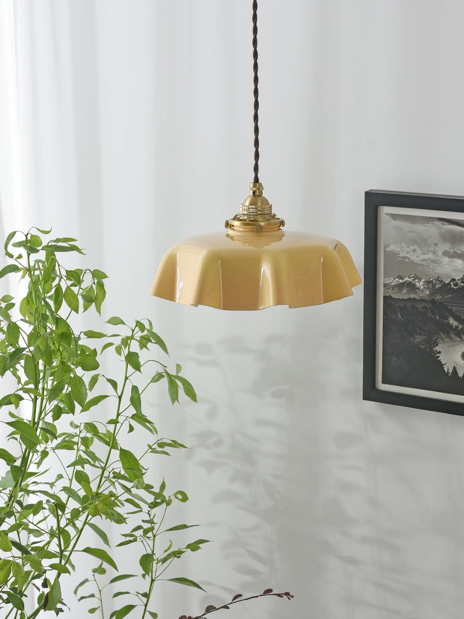 French Flower Houselight Pendant Swag Light