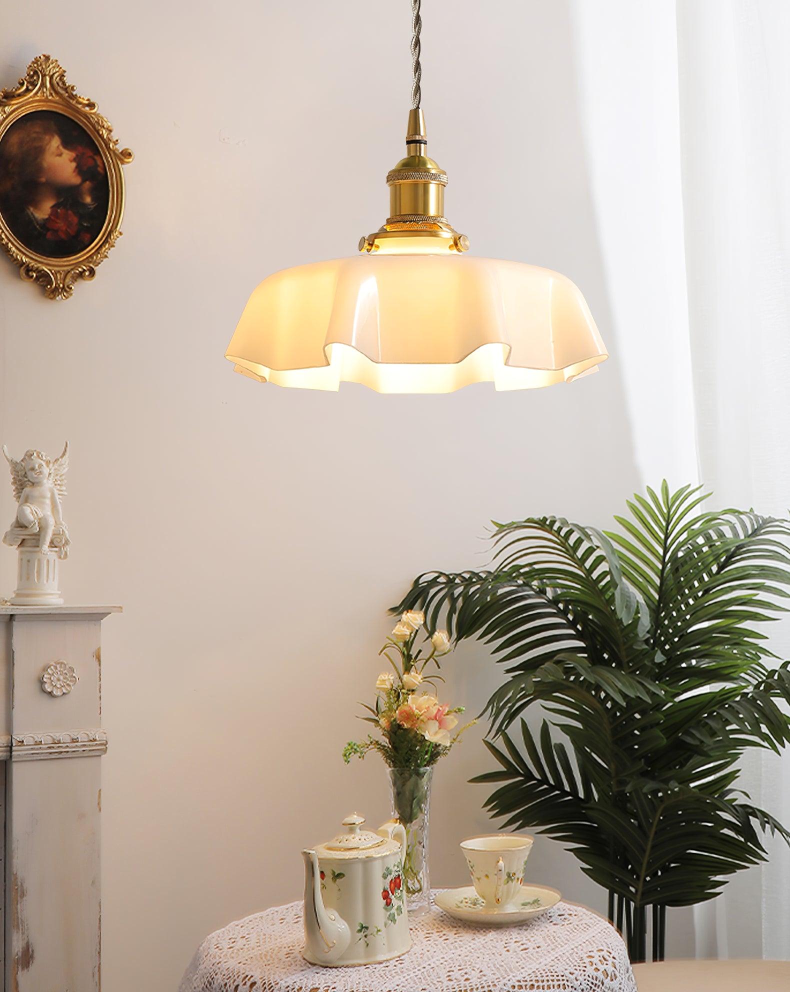 French Flower Droplight Pendant Light