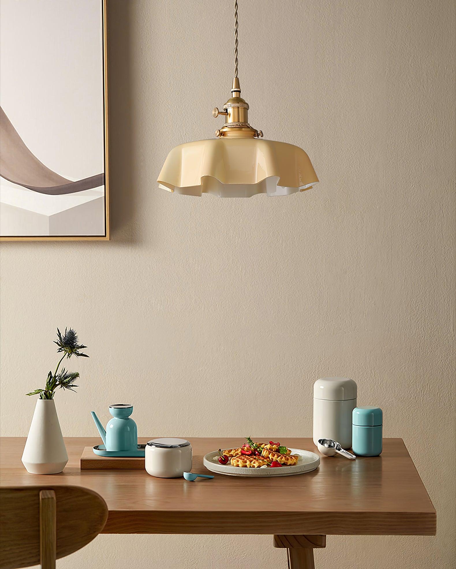 French Flower Droplight Pendant Light
