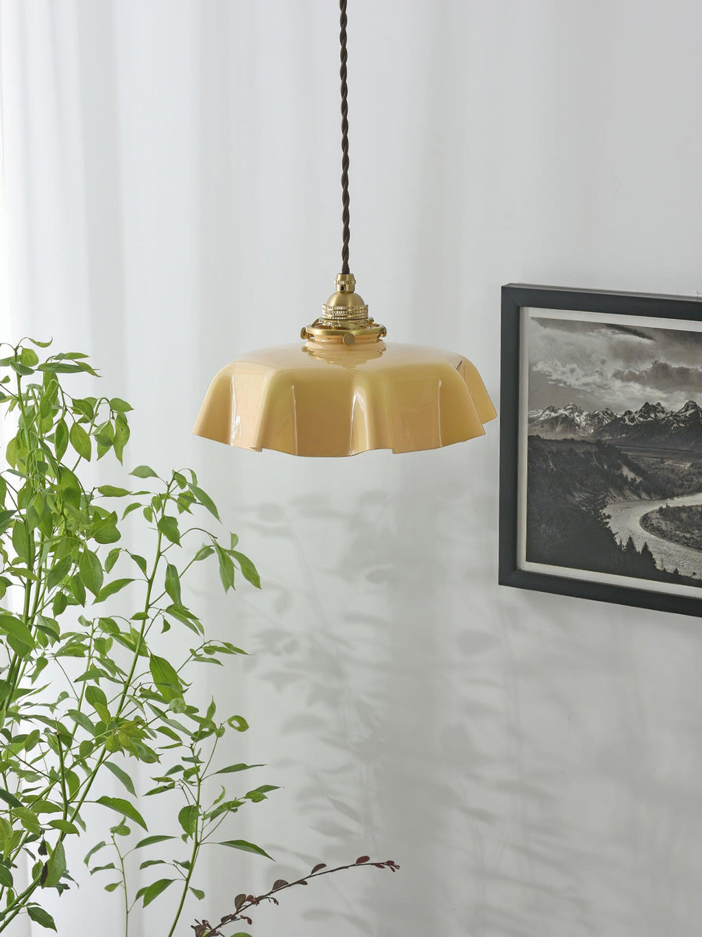 French Flower Droplight Pendant Light