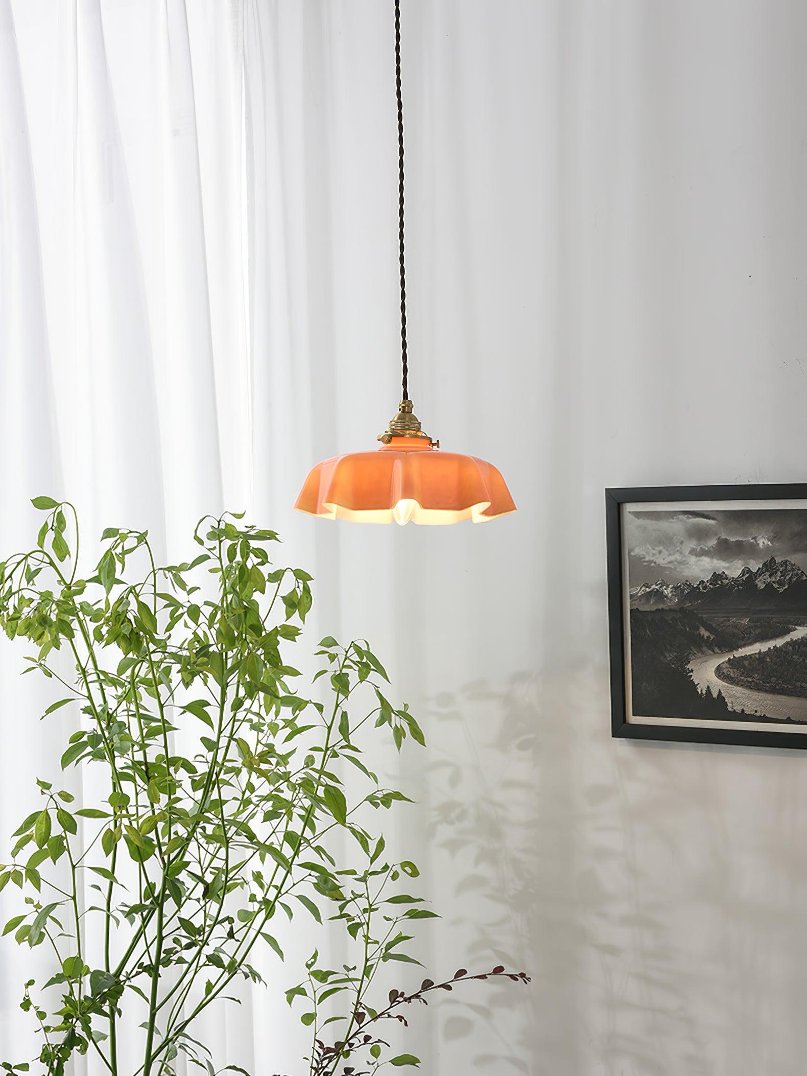 French Flower Droplight Pendant Light