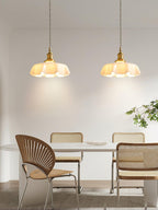 French Flower Houselight Pendant Swag Light