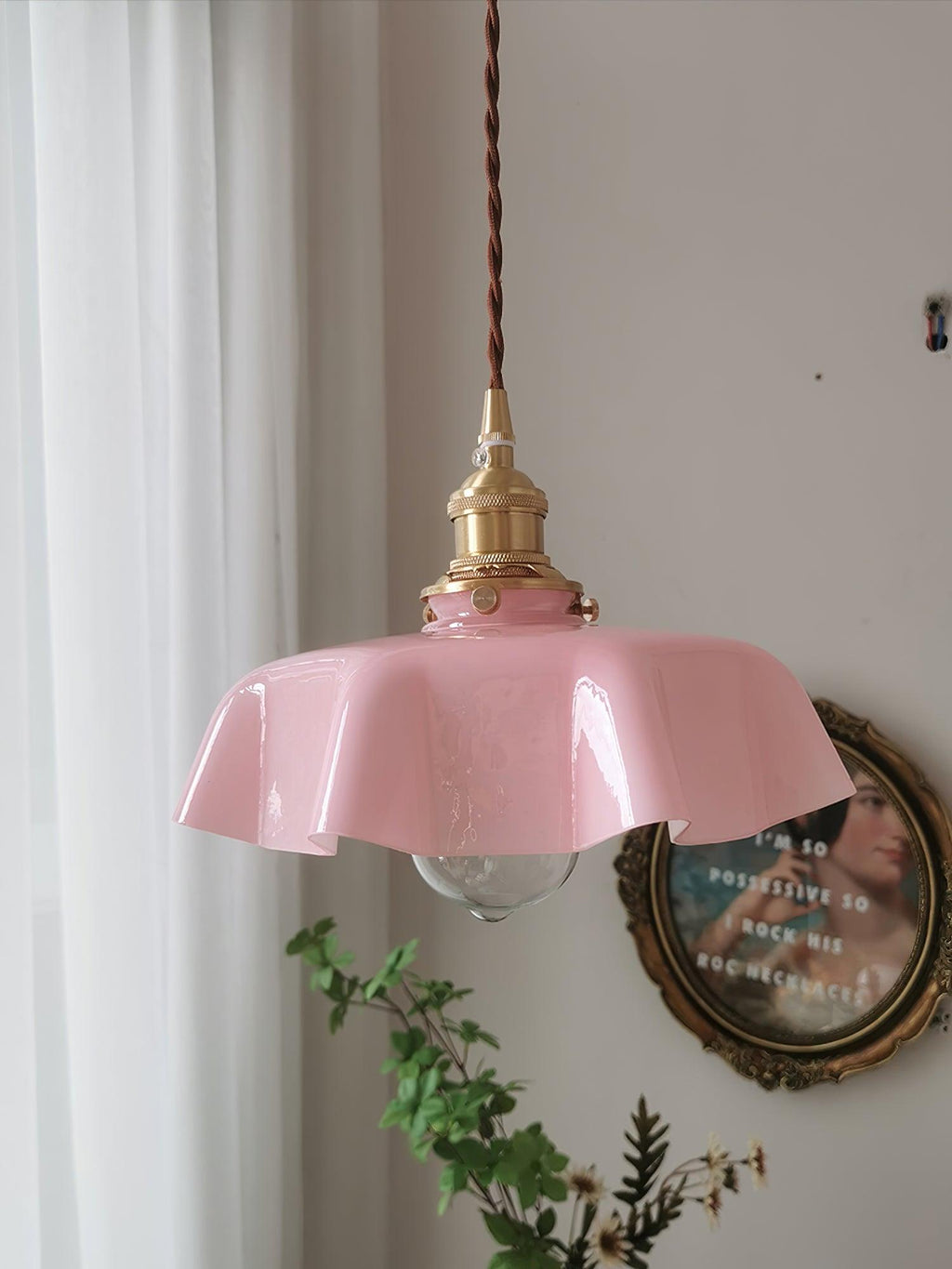 French Flower Droplight Pendant Light