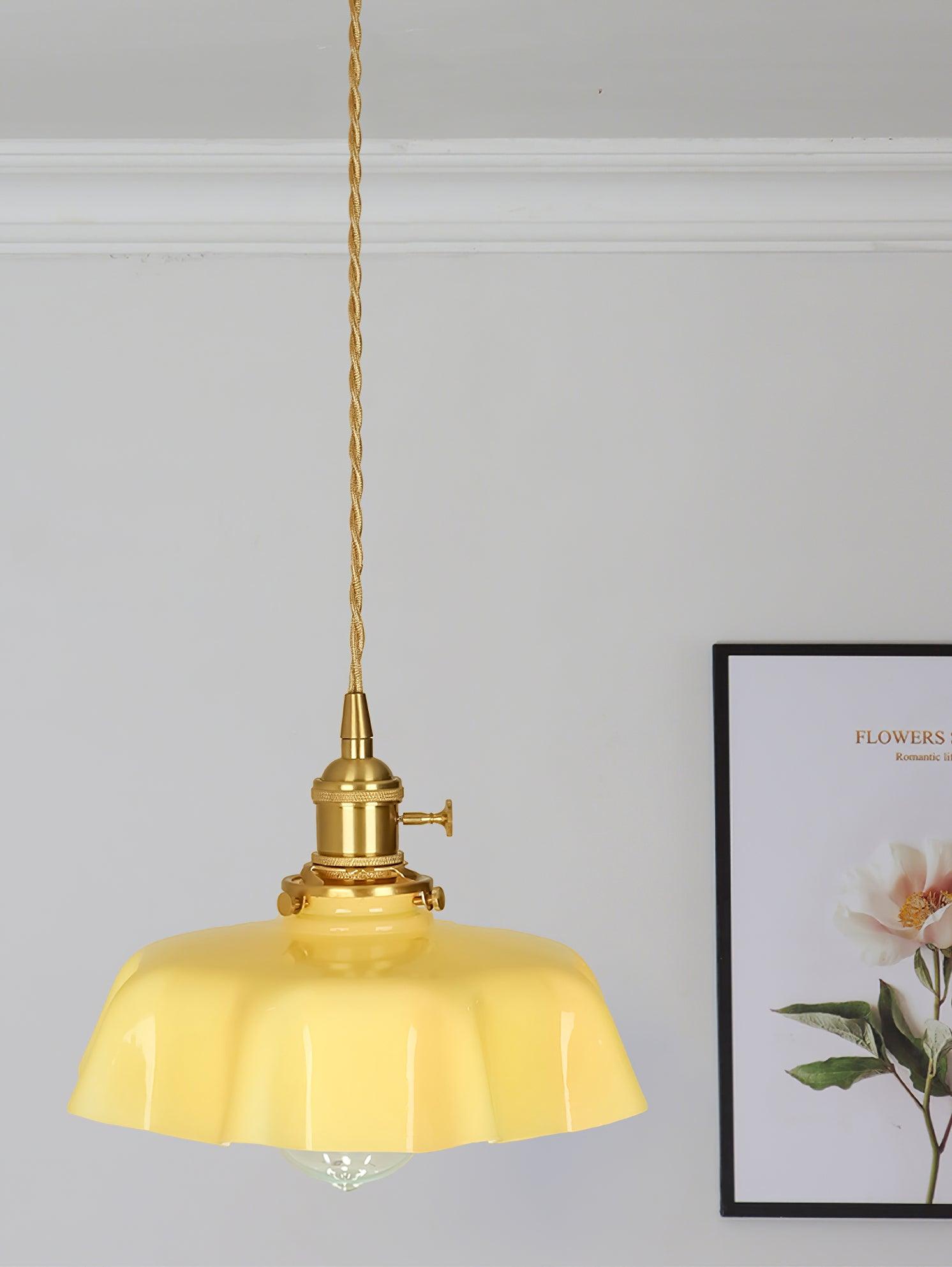 French Flower Droplight Pendant Light