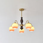 Caramel Orb Chandelier
