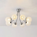 Carved Glass Ceiling Lamp