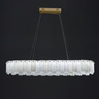 Celestial Alabaster Round Chandelier