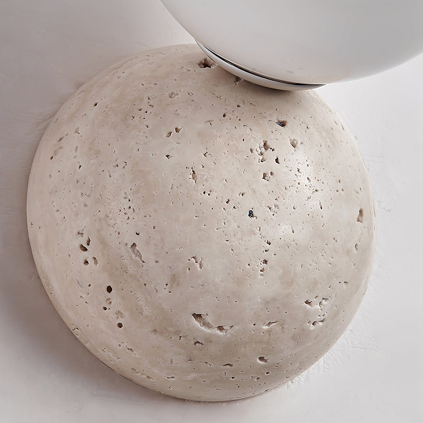 Celestial Travertine Wall Sconce