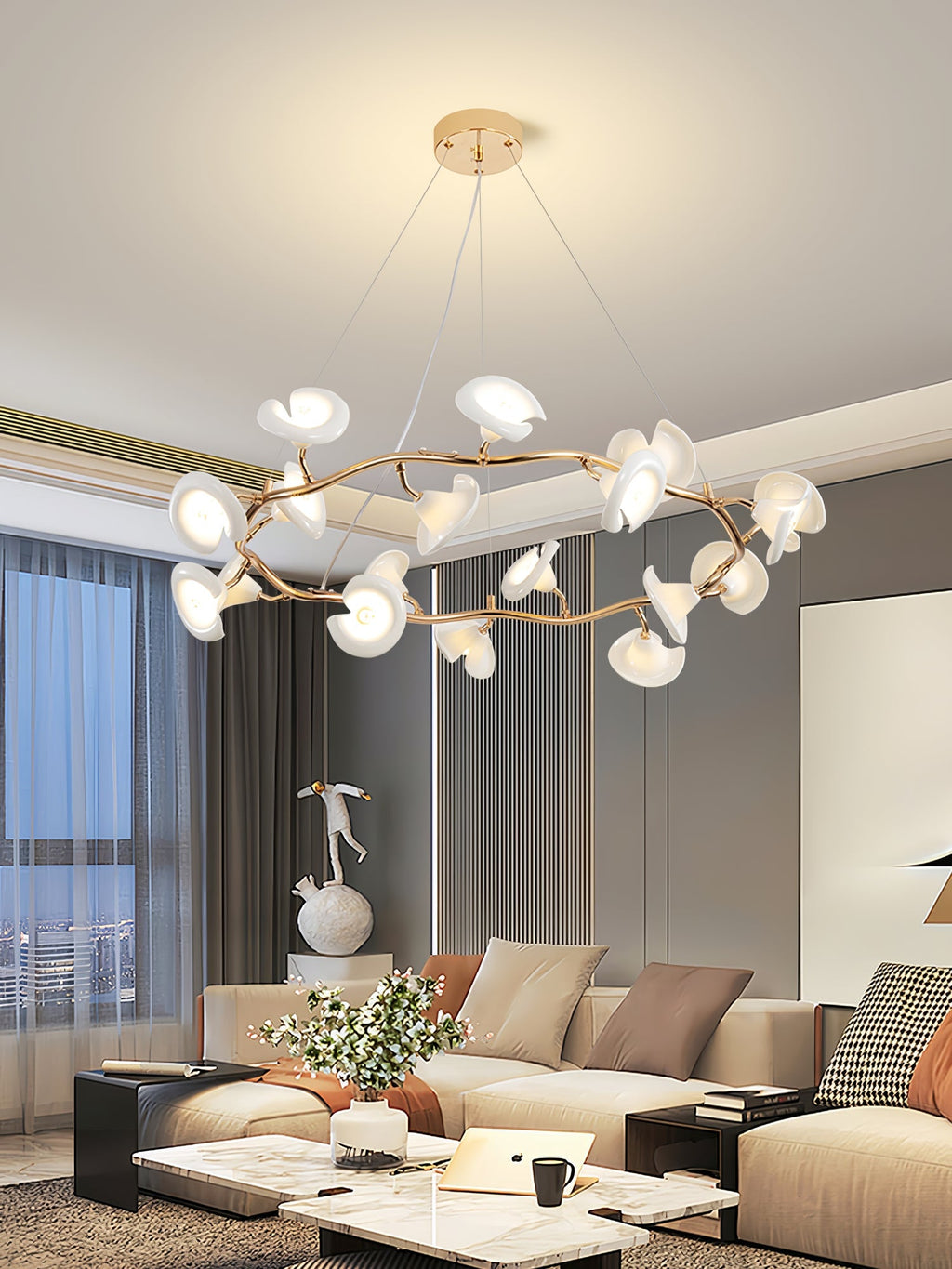 Cerisium Blossom Chandelier