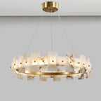 Alabaster Halo Chandelier