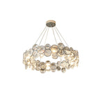 Chrome Round Crystal Chandelier