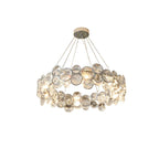 Chrome Round Crystal Chandelier