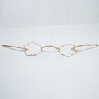 Cloud Rings Series Brass Chandelier