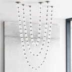 Glass Chain Chandelier